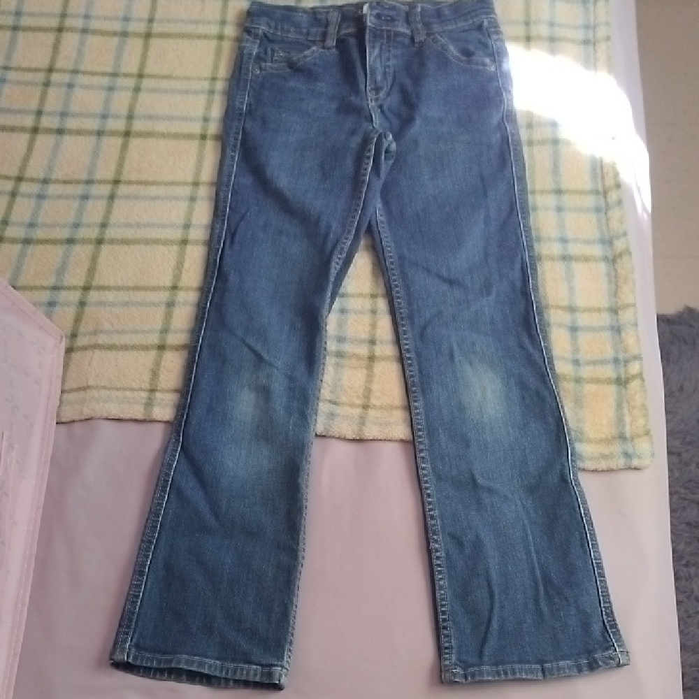 Falls Creek Flare Cut Blue Jeans